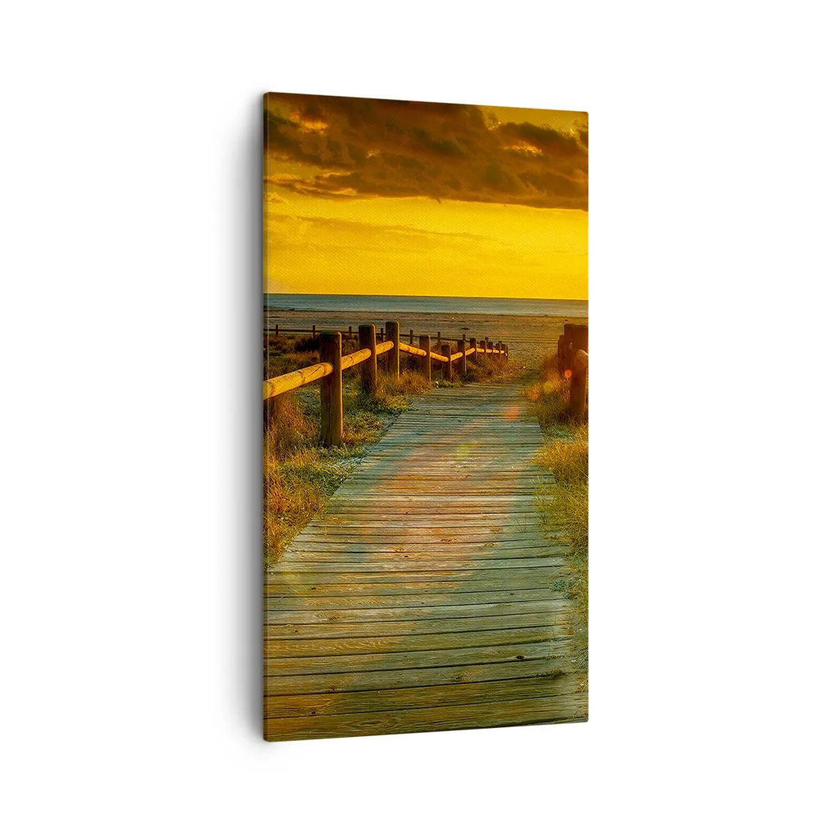 Quadro su tela - Stampe su Tela - Immerse nell'oro vecchio - 45x80 cm