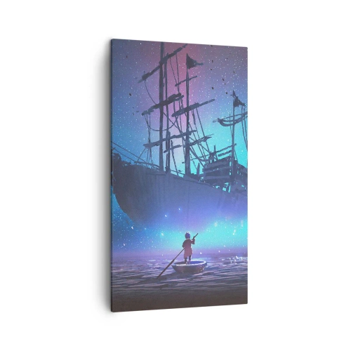 Quadro su tela - Stampe su Tela - Incontro con il mito del mare - 45x80 cm