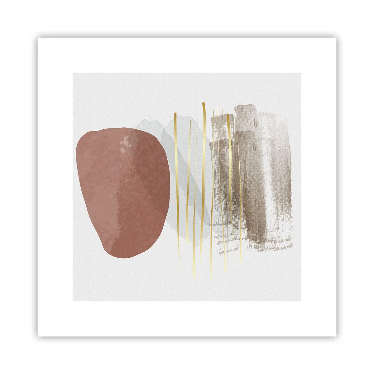 Poster - Colonnato astratto - 30x30 cm