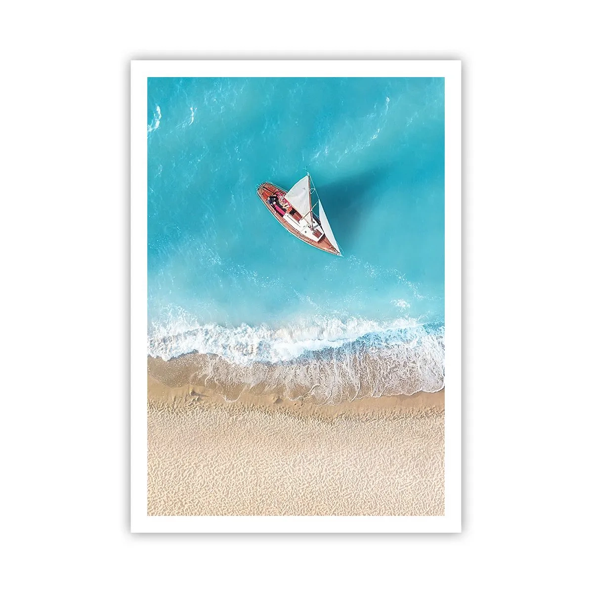 Poster - Al confine del blu e dell'oro - 70x100 cm