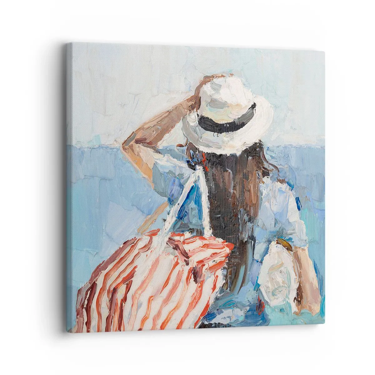 Quadro su tela - Stampe su Tela - Benvenuti in vacanza - 30x30 cm