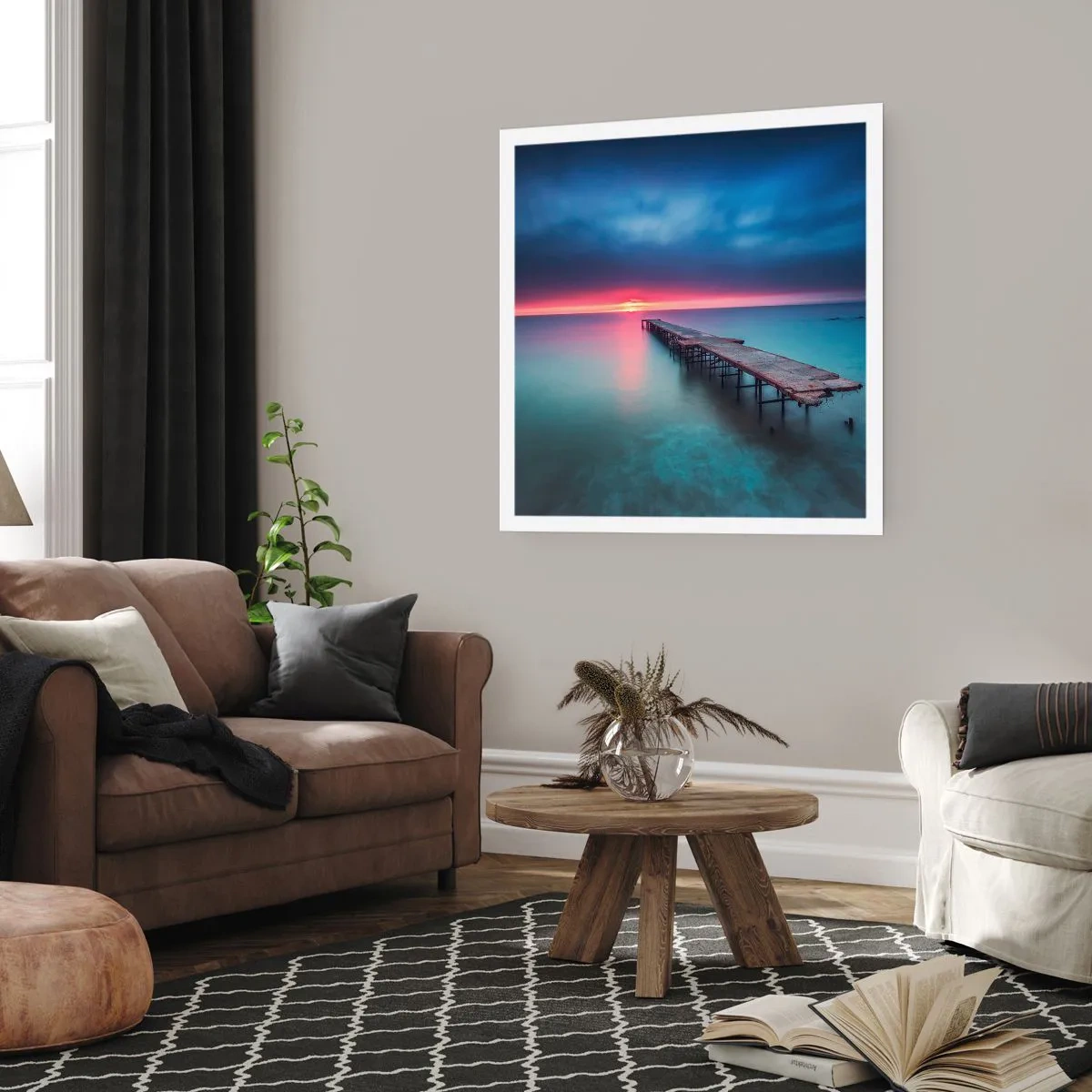 Poster - Tra il cielo e la terra - 50x50 cm