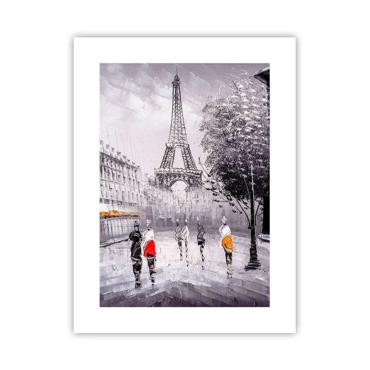 Poster - Passeggiata a Parigi - 30x40 cm
