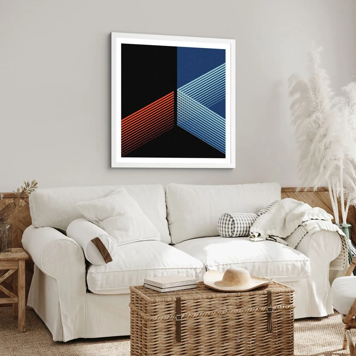 Poster in cornice bianca - Una storia semplice - 30x30 cm
