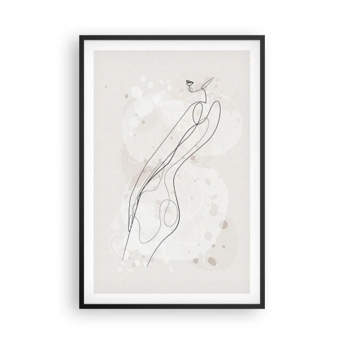 Poster in cornice nera - Errando con lo sguardo - 61x91 cm