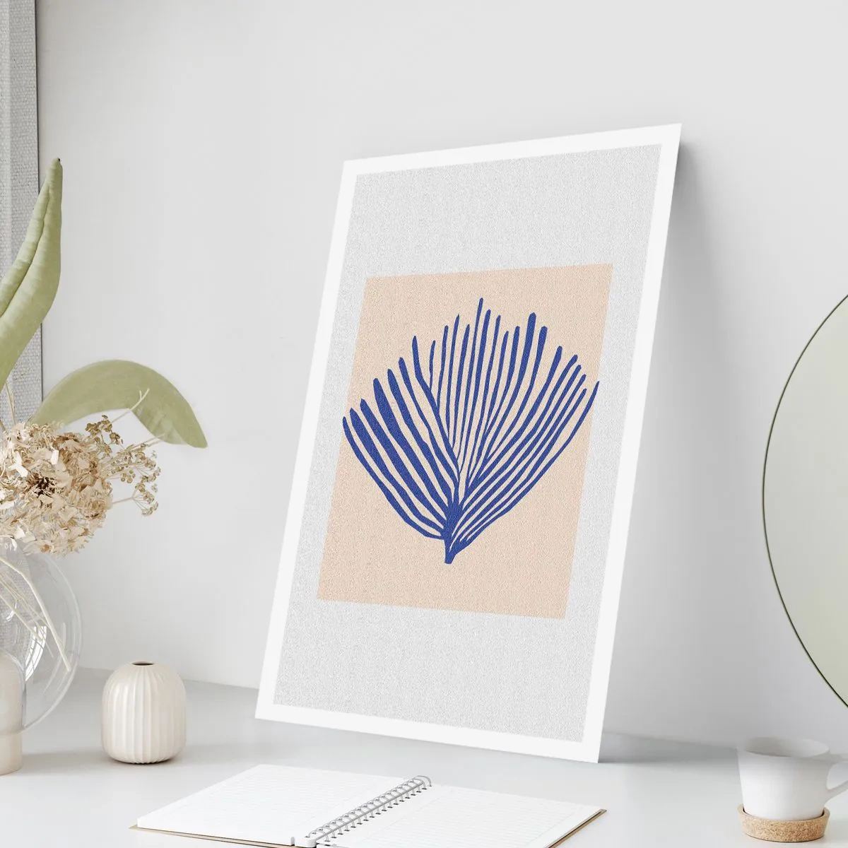 Poster - Ventaglio blu - 61x91 cm