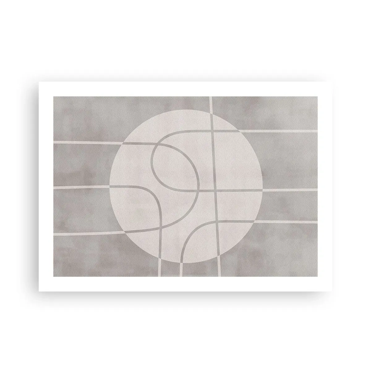 Poster - Tondo e dritto - 70x50 cm