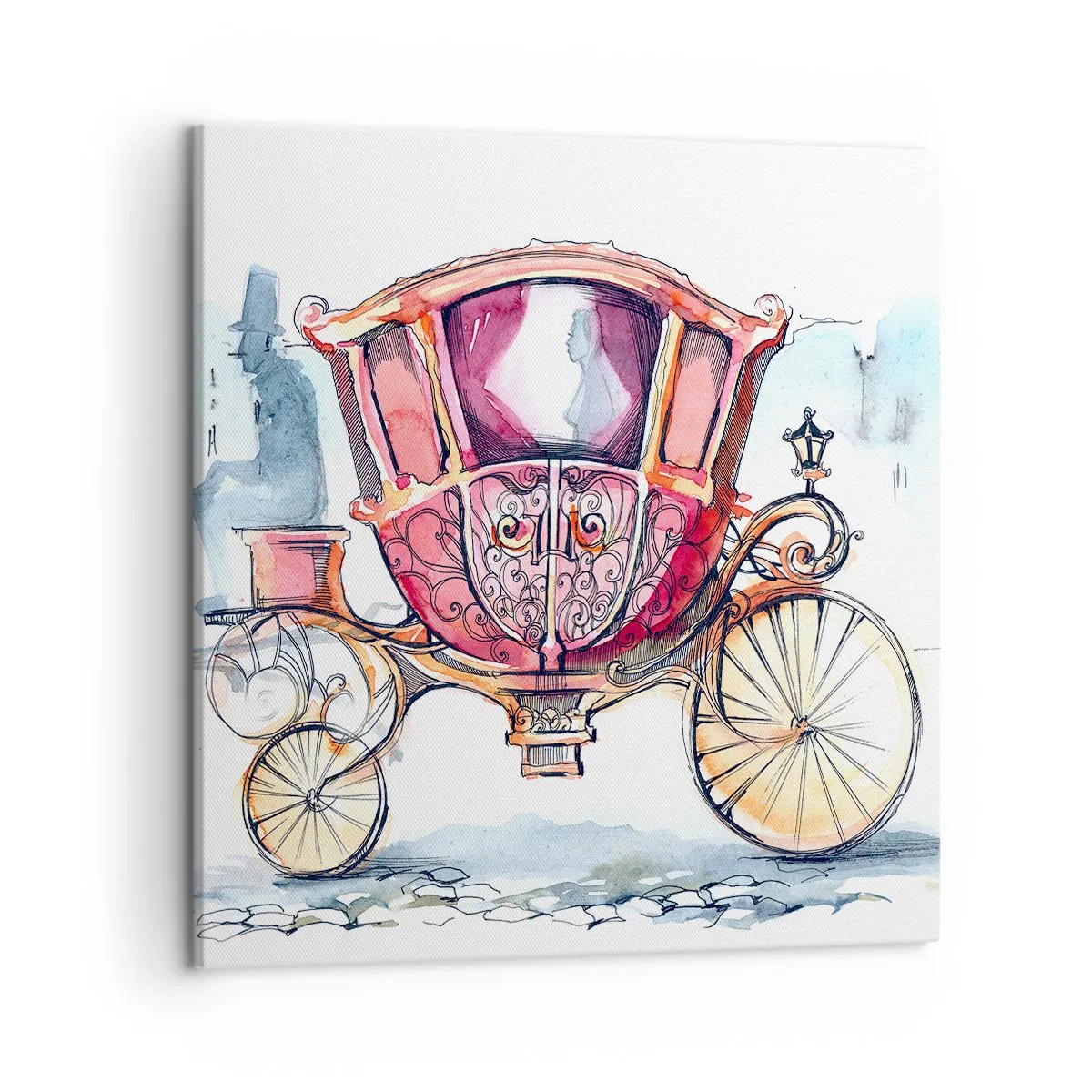 Quadro su tela - Stampe su Tela - Al matrimonio o al ballo? - 50x50 cm