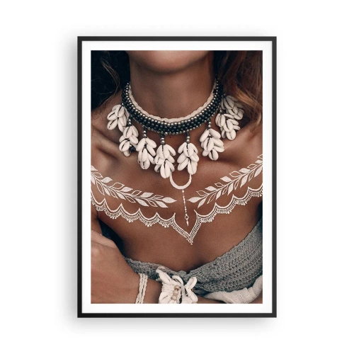 Poster in cornice nera - Talismani, rituali di femminilità - 70x100 cm