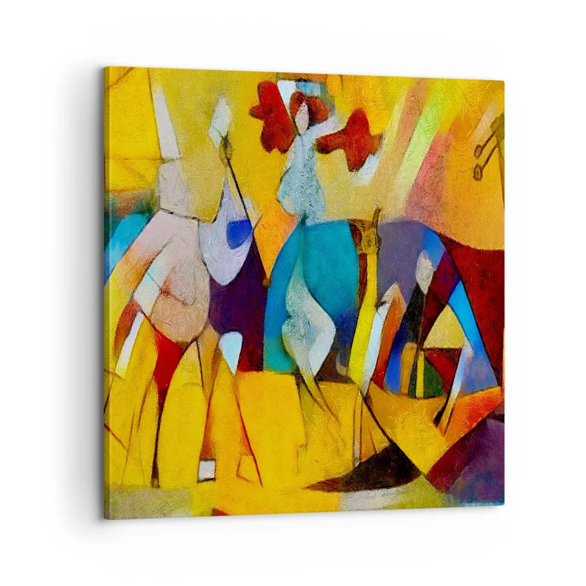 Quadro su tela - Stampe su Tela - Sole - vita - gioia - 60x60 cm