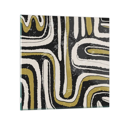 Quadro su vetro - Composizione: strade e vicoli - 60x60 cm