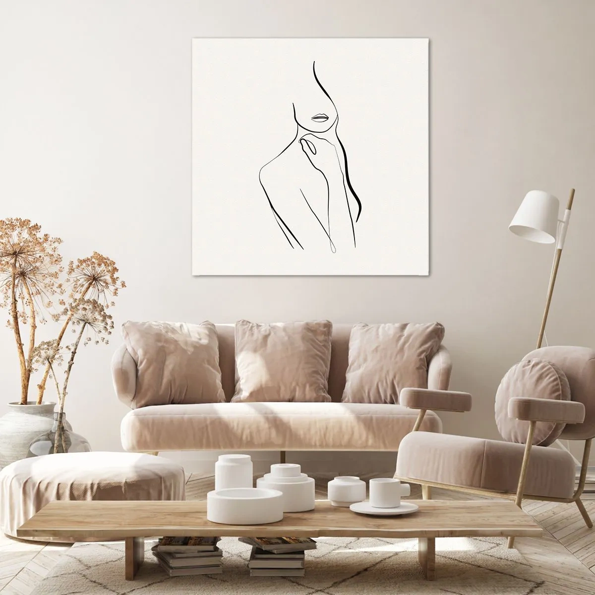 Quadro su tela - Stampe su Tela - Onda di malinconia - 70x70 cm