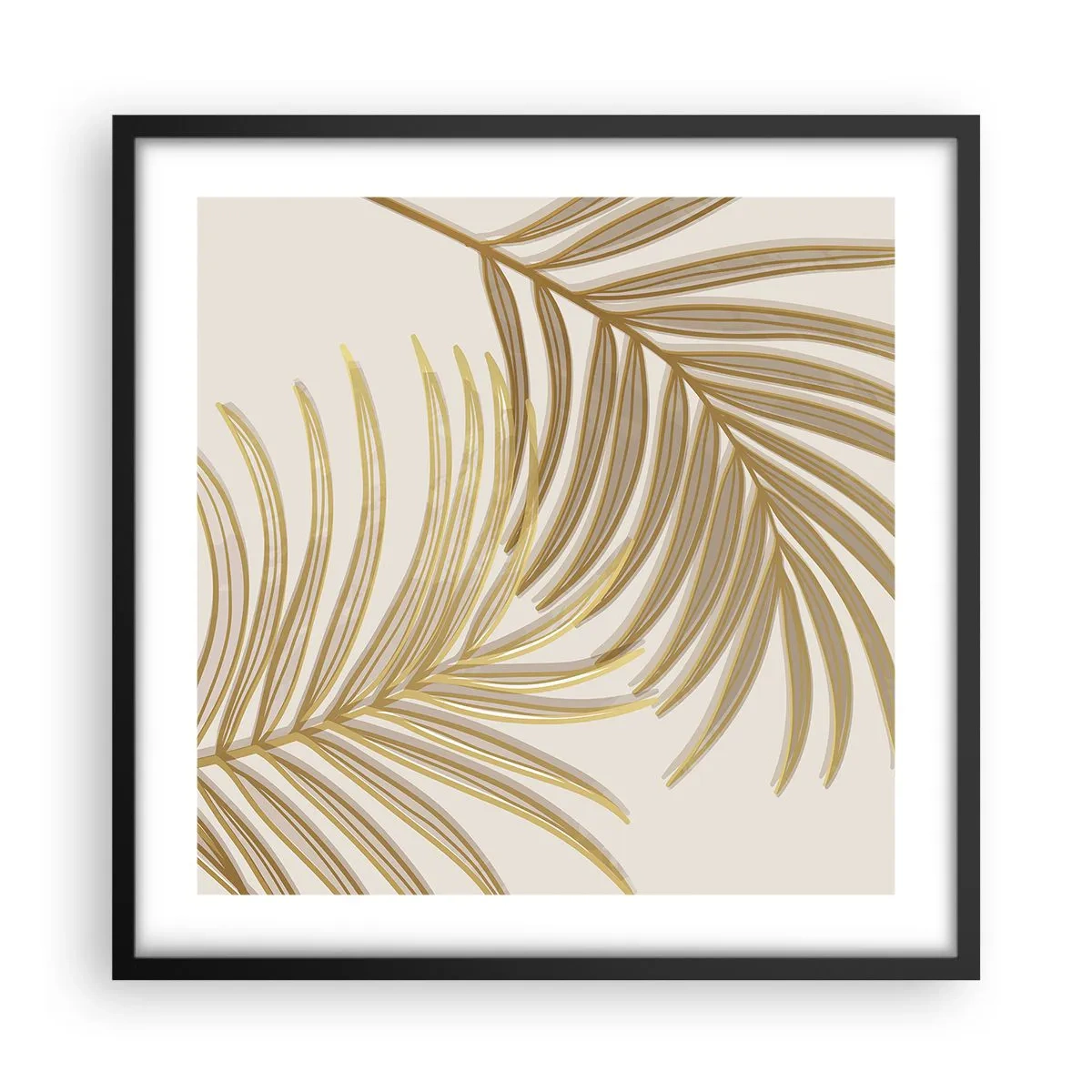 Poster in cornice nera - Palma d'oro! - 50x50 cm