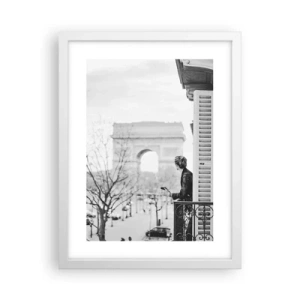 Poster in cornice bianca - Camera con vista - 30x40 cm
