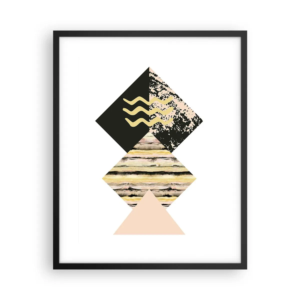 Poster in cornice nera - Non è così facile - 40x50 cm