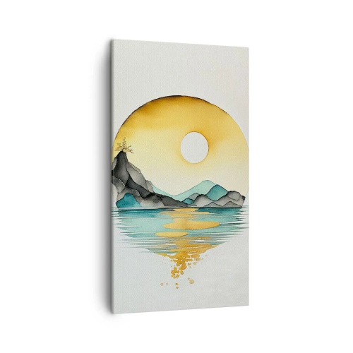 Quadro su tela - Stampe su Tela - Nel cerchio della bellezza - 45x80 cm