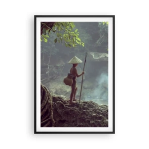 Poster in cornice nera - In armonia con la natura - 61x91 cm