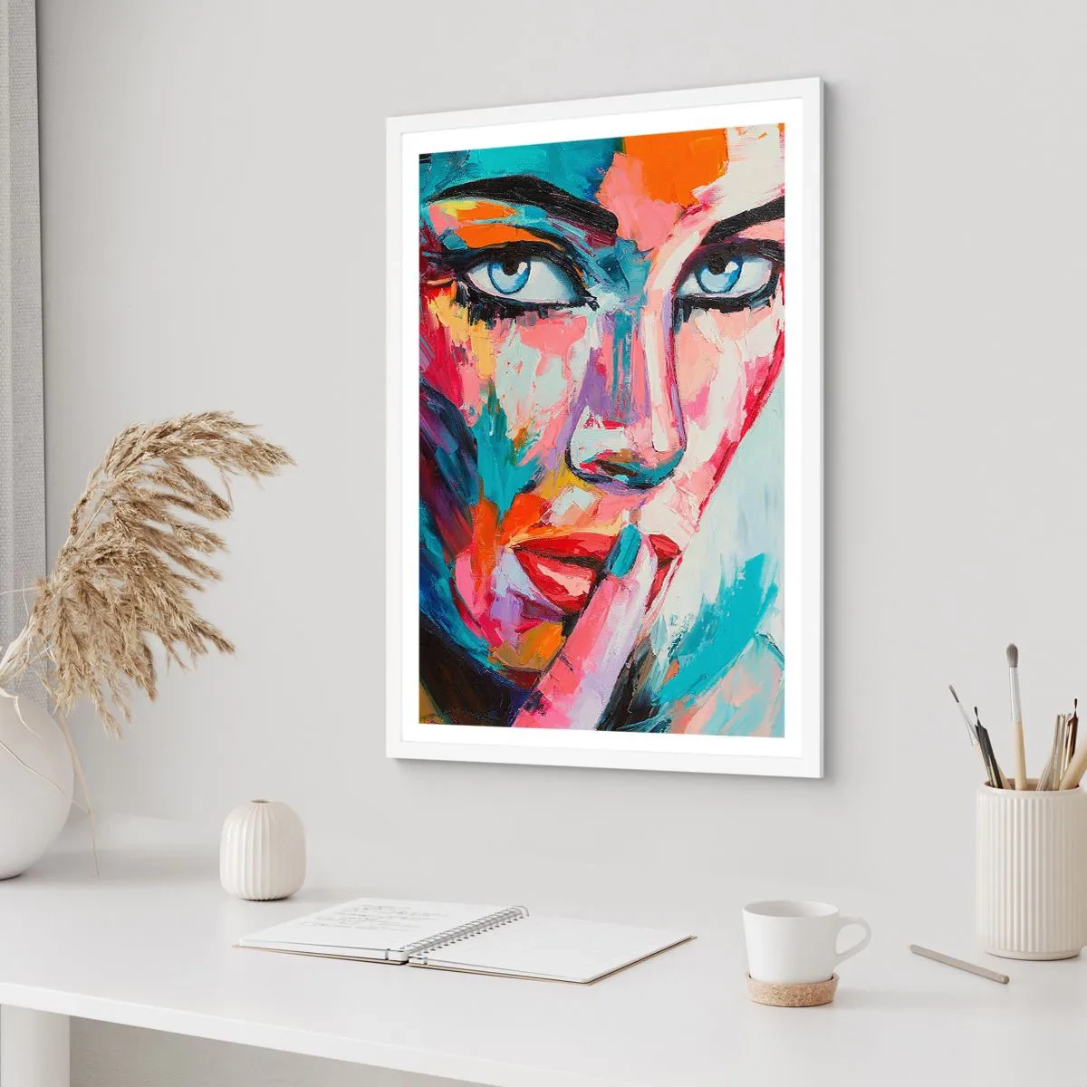 Poster in cornice bianca - Il nostro primo segreto - 70x100 cm