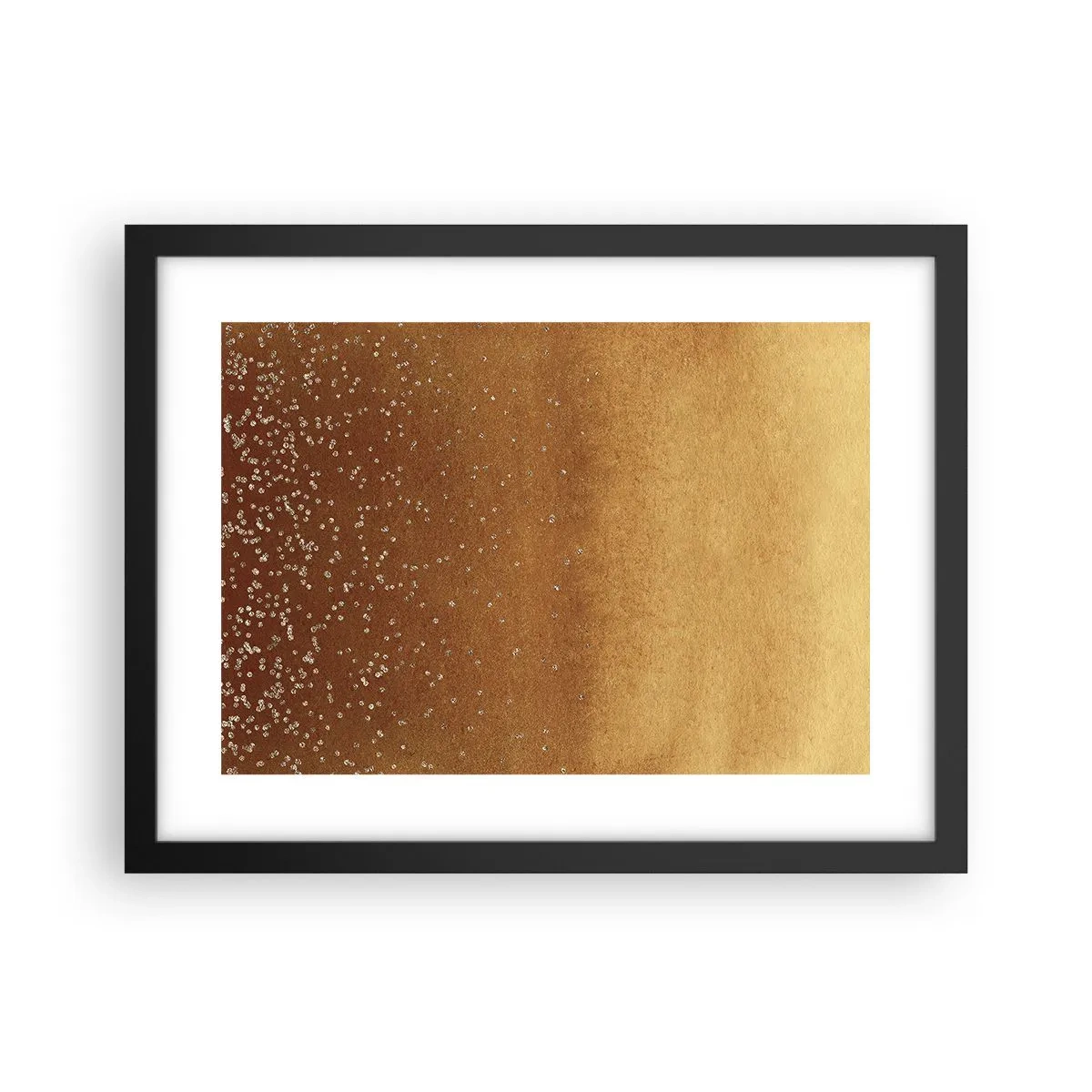 Poster in cornice nera - La nascita della luce - 40x30 cm