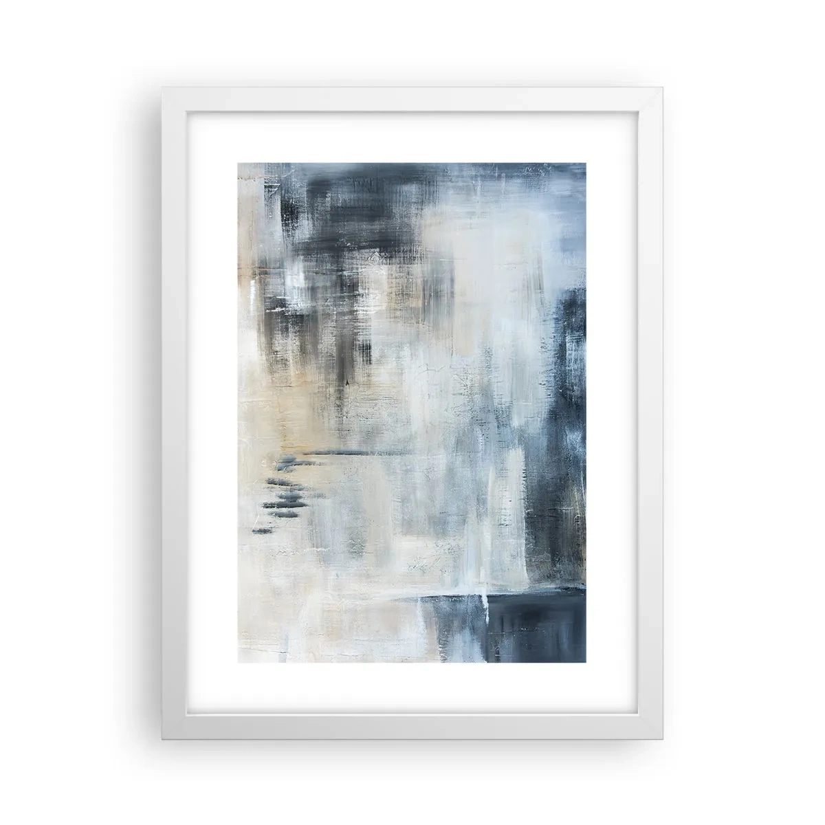 Poster in cornice bianca - Coperti dal blu - 30x40 cm
