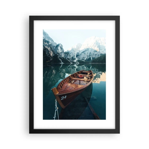 Poster in cornice nera - Come dipinto sul vetro - 30x40 cm