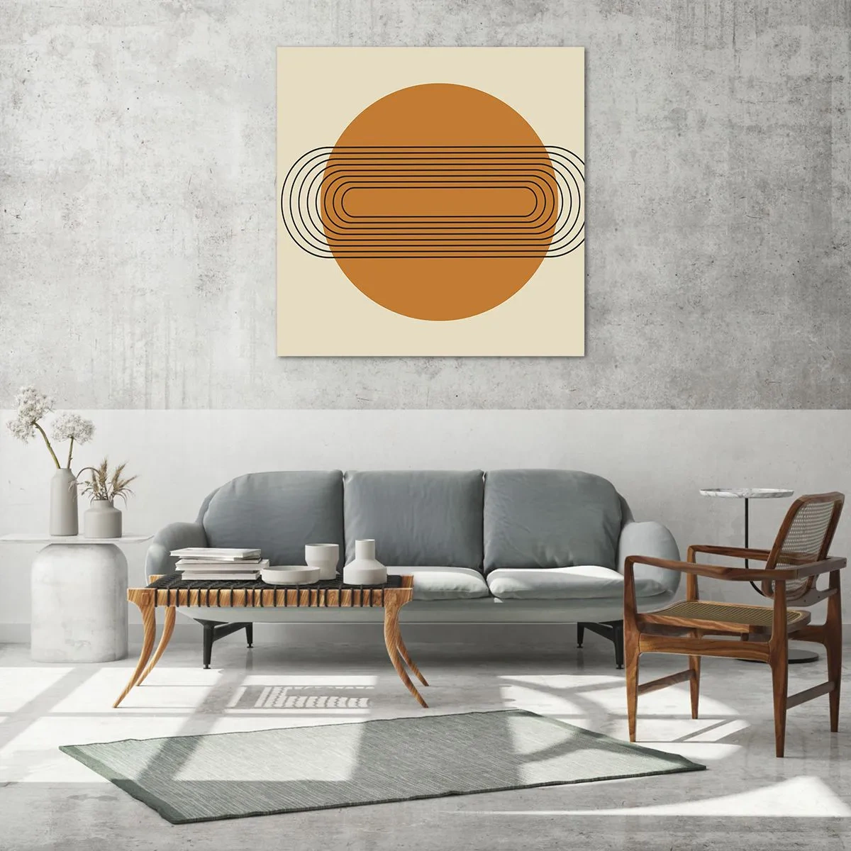 Quadro su vetro - Piano perfetto - 40x40 cm