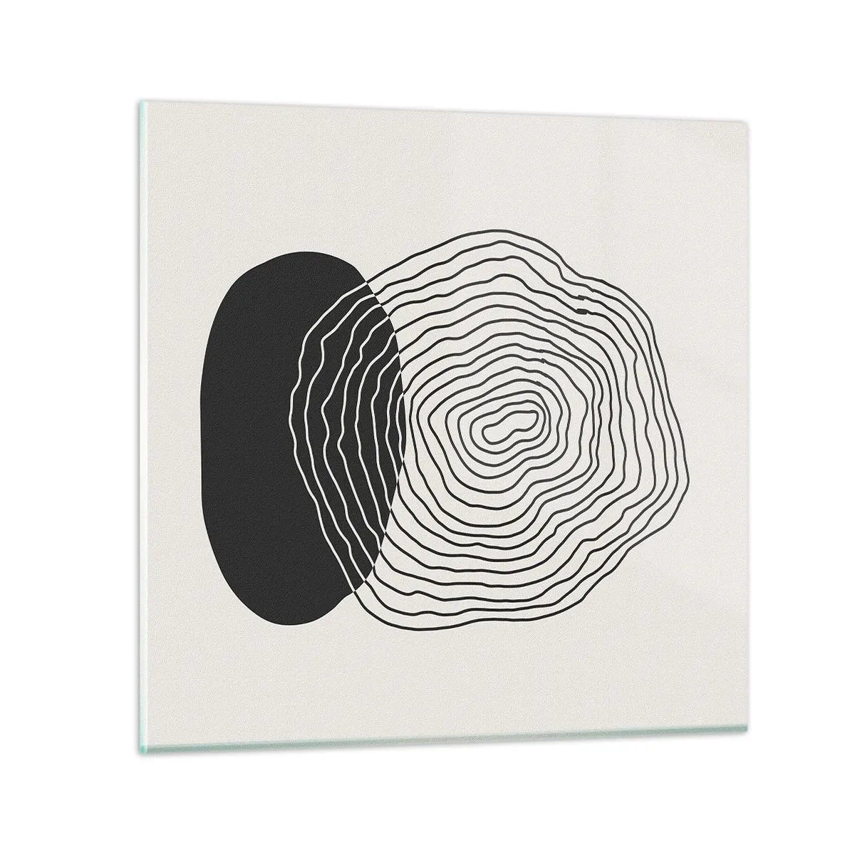 Quadro su vetro - Durata e vibrazione - 70x70 cm