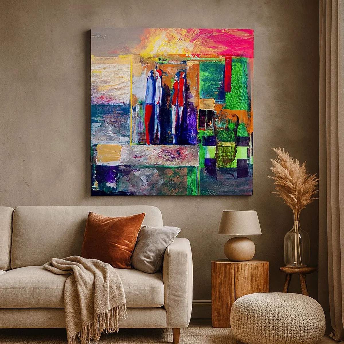 Quadro su tela - Stampe su Tela - Relazioni ed emozioni - 30x30 cm