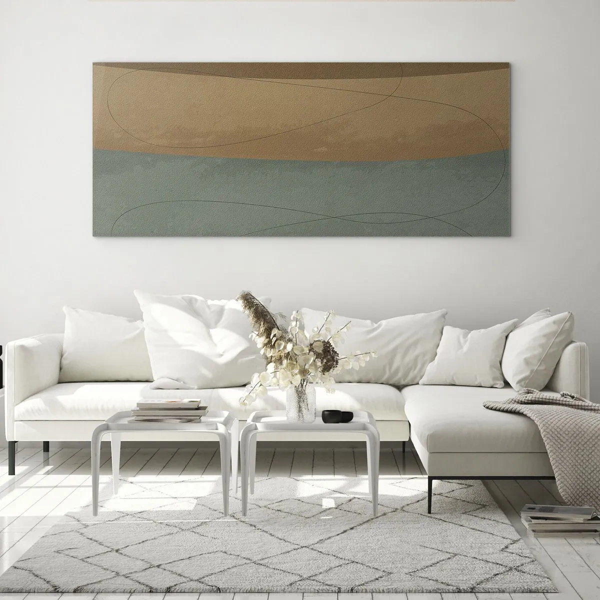 Quadro su vetro - Composizione orizzontale - 90x30 cm