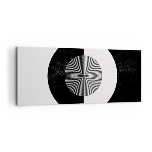 Quadro su tela - Stampe su Tela - Armonia in bianco e nero - 100x40 cm