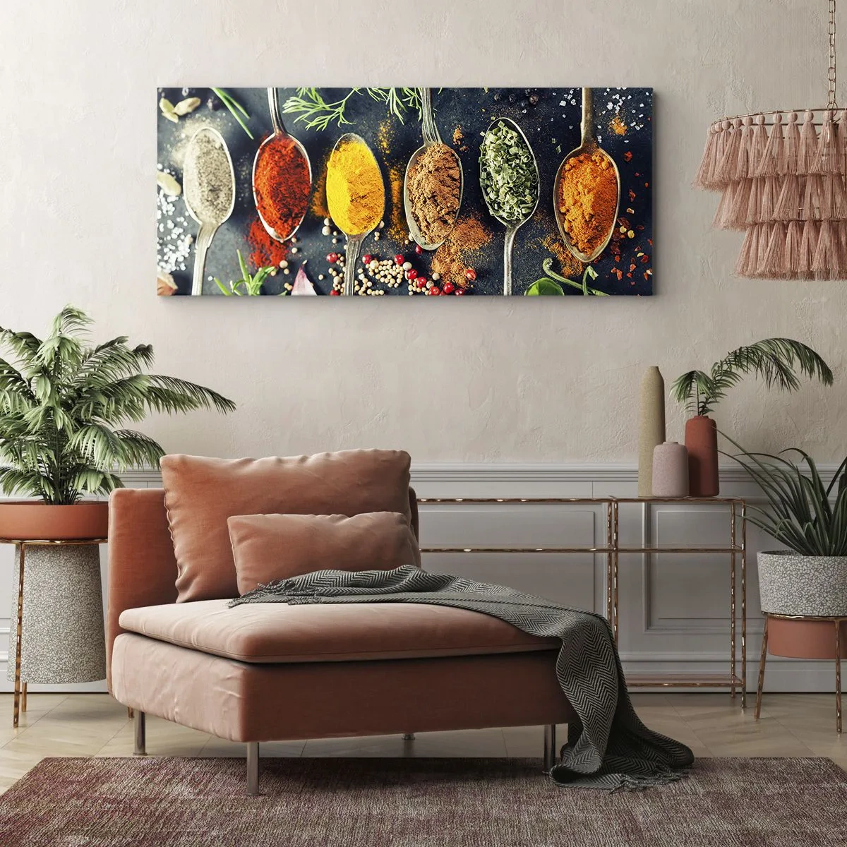 Quadro su tela - Stampe su Tela - Magie gastronomiche - 90x30 cm