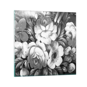 Quadro su vetro - Belli anche in grigio - 70x70 cm