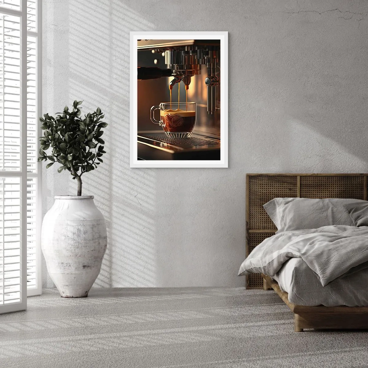 Poster in cornice bianca - Miscela sensuale - 40x50 cm