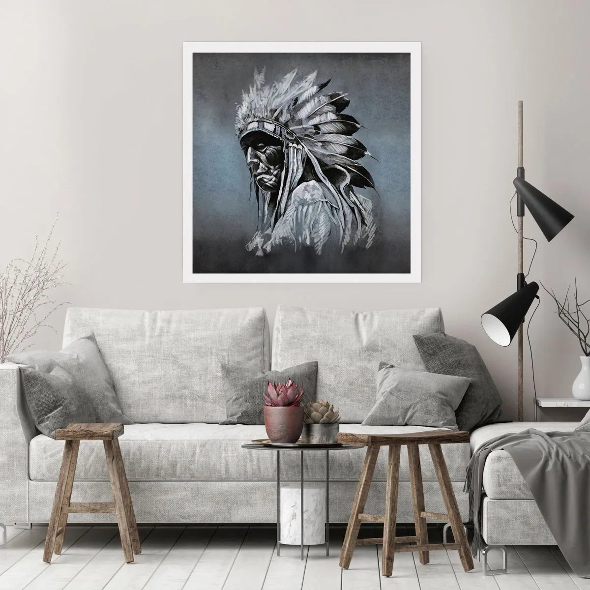Poster - Ritorno alle radici - 60x60 cm