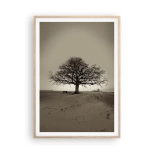 Poster in cornice rovere chiaro - Da qui all'eternità - 70x100 cm