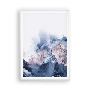 Poster in cornice bianca - Queste si che sono cime! - 70x100 cm