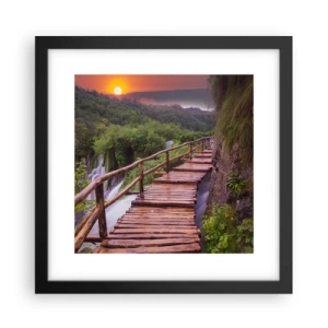 Poster in cornice nera - Una bellezza incredibile - 30x30 cm