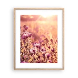 Poster in cornice rovere chiaro - Prima della fine dell'estate - 40x50 cm