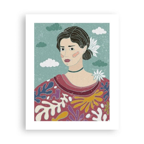 Poster - Con la malinconia nello sguardo - 40x50 cm