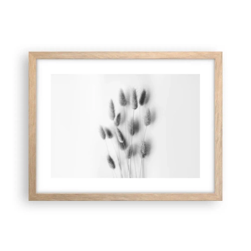 Poster in cornice rovere chiaro - Erba soffice - 40x30 cm
