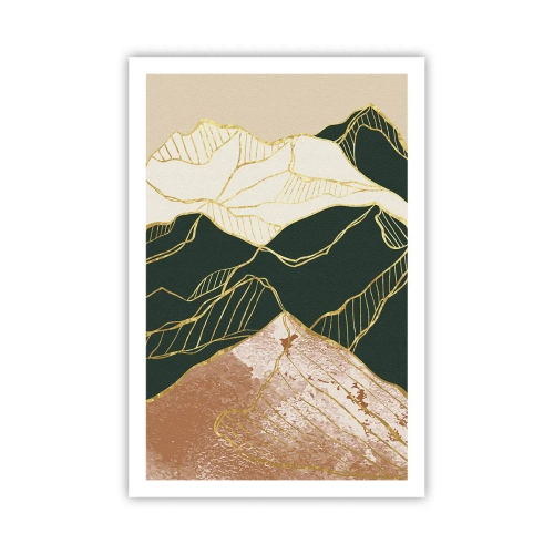 Poster - Cime d'oro - 61x91 cm