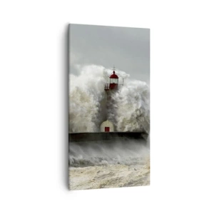 Quadro su tela - Stampe su Tela - L'ira dell'oceano - 55x100 cm