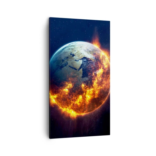 Quadro su tela - Stampe su Tela - Le fiamme dell'apocalisse - 45x80 cm
