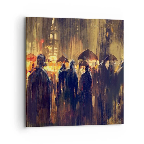 Quadro su tela - Stampe su Tela - Gli adoratori della pioggia - 70x70 cm