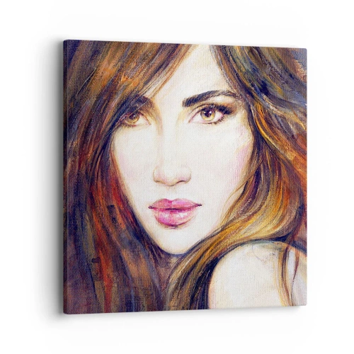 Quadro su tela - Stampe su Tela - Un penny per i tuoi pensieri - 40x40 cm