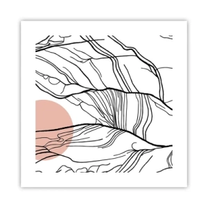 Poster - Nella rete dei rami - 40x40 cm