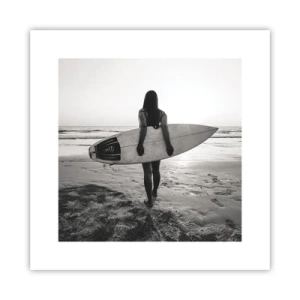 Poster - La figlia dell'onda marina - 30x30 cm