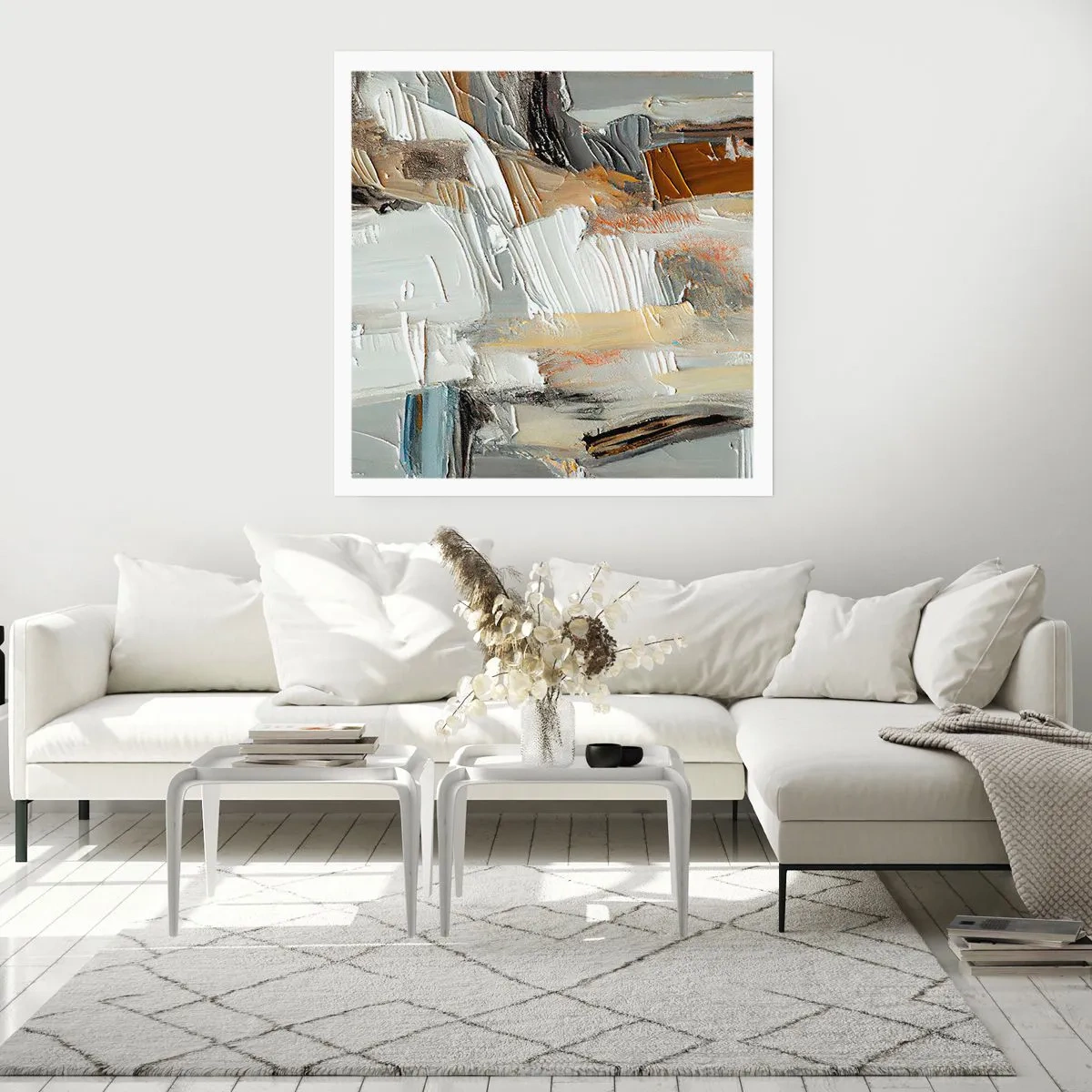 Poster - Strati colorati - 50x50 cm