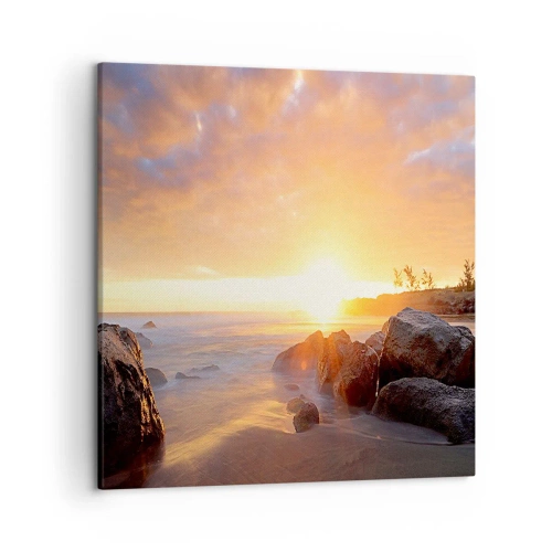 Quadro su tela - Stampe su Tela - La luminosa brezza della sera - 50x50 cm