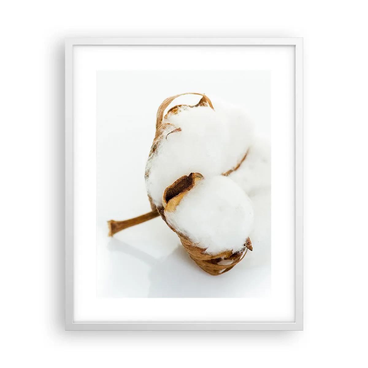 Poster in cornice bianca - Naturalmente morbido - 40x50 cm
